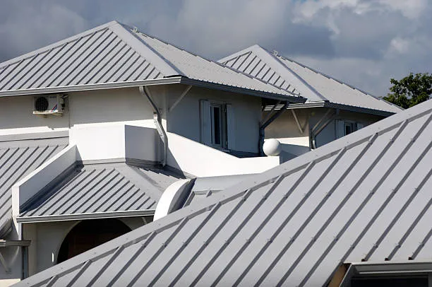 Modern standing seam metal roof